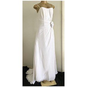 White Wedding Dress Size 10